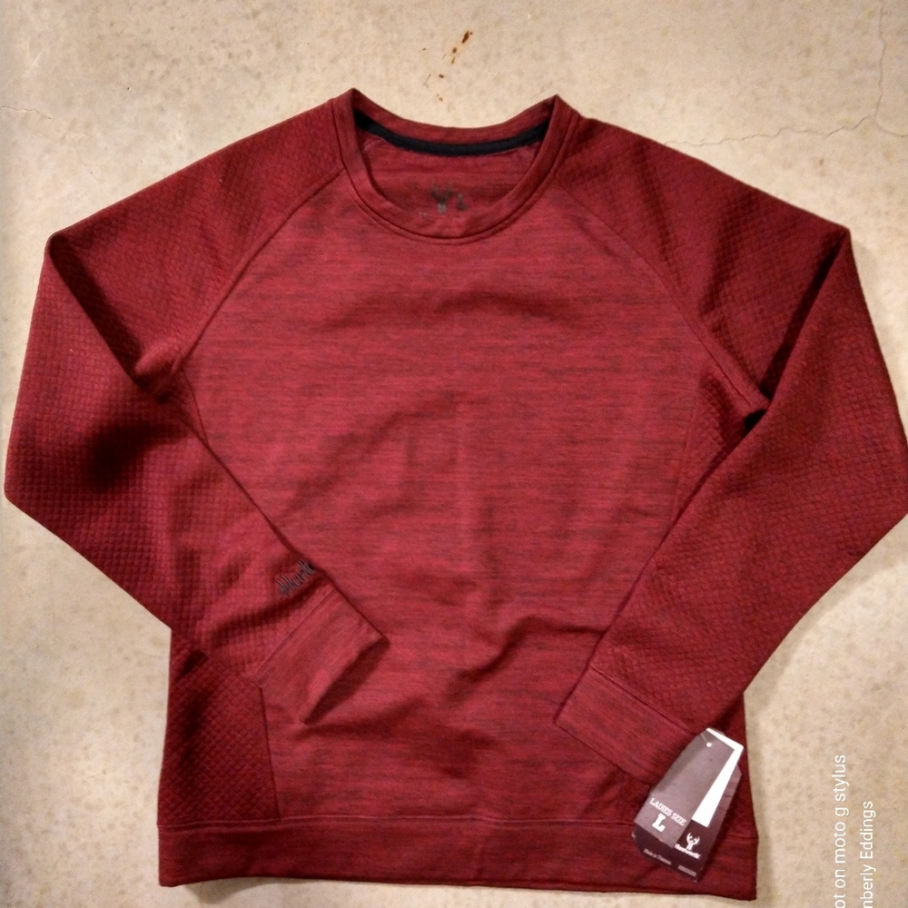 [Huntworth] Quilted Long Sleeve Top